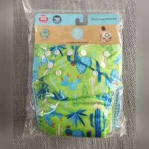 Charlie Banana Green and White Diaper Covers